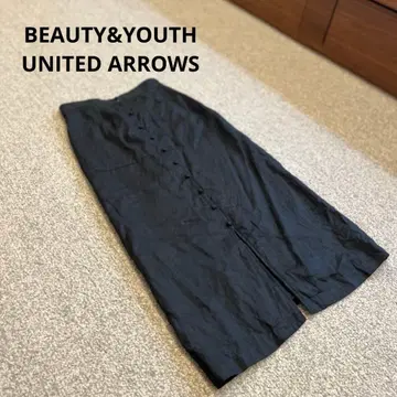 BEAUTY&YOUTH UNITED ARROWS 린넨 스커트