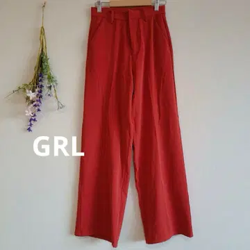 그레일 슬랙스 [S] 센터 프레스 벨트 루프 포켓 있음 무지