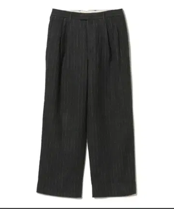 BeamsHeart 기모 스트라이프 2 와이드 팬츠