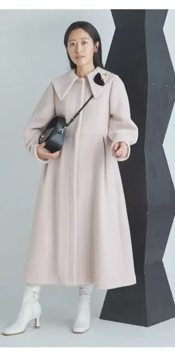 CELFORD 빅 칼라 코트