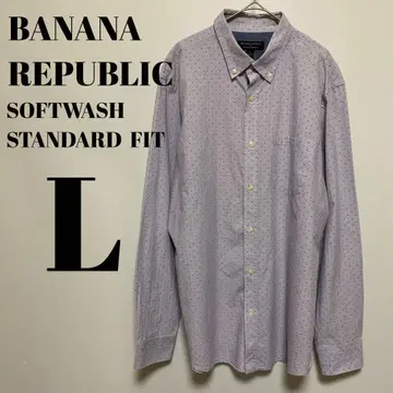 BANANA REPUBLIC 긴팔 BD 올 패턴 셔츠 L