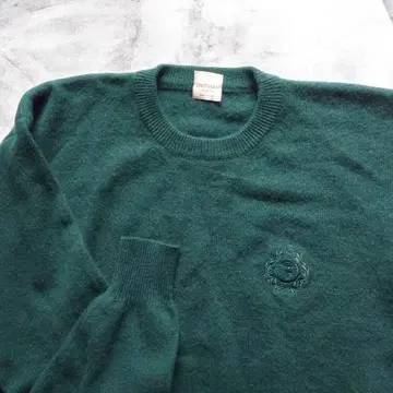 트루사르디 크루넥 니트 스웨터 그린 계열