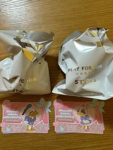 개봉 52TOYS 도널드 덕 피규어 2체 세트