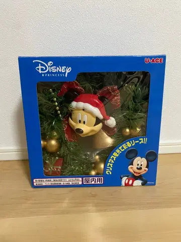디즈니 미키 산타 크리스마스 리스