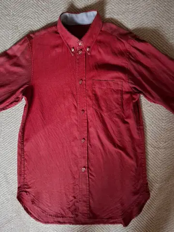 20471120 긴팔 셔츠 레드 S 사이즈