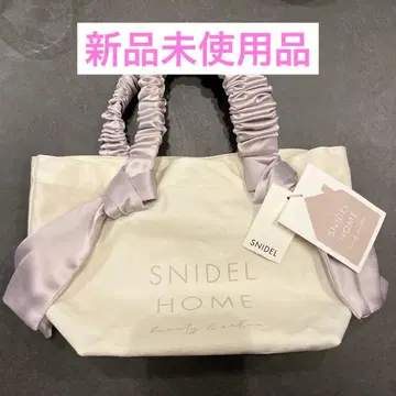 새상품 SNIDEL HOME 토트백 오가닉 캔버스 small