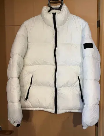 ZARA 새상품급 남성용 화이트 다운 자켓