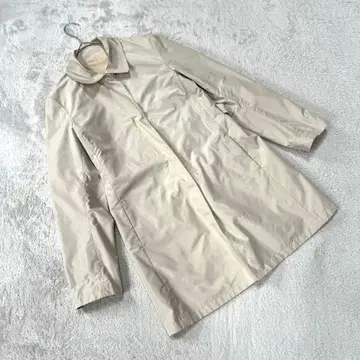 새상품급 (M 상당) 트렌치코트 레인코트 심플 베이지