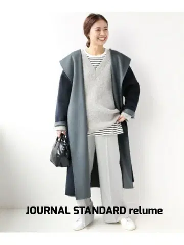 JOURNAL STANDARD relume 리버 후디 롱 가운