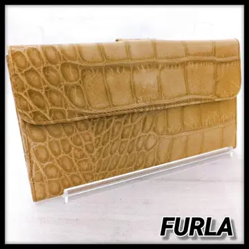 FURLA 훌라 장지갑 지갑 크로커다일 무늬 이탈리아제