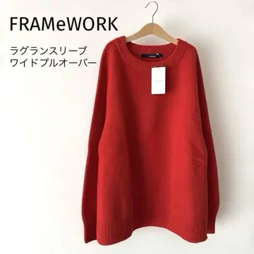 [ 새상품 ] FRAMeWORK 프레임워크 래글런 슬리브 와이드 풀오버