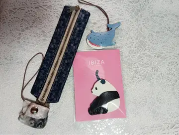 IBIZA 4세트 이비사 마스코트 참 키링 백