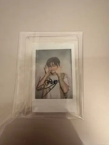 TWS 지훈 친필 사인 폴라로이드