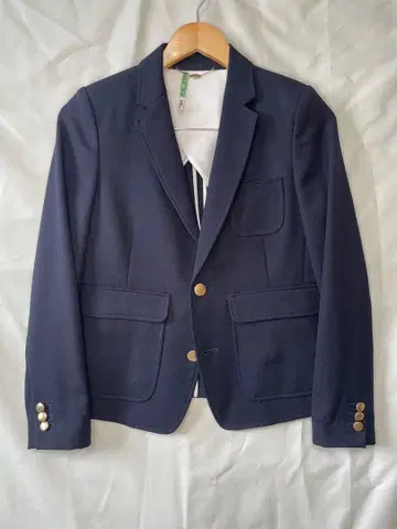 MACPHEE TOMORROWLAND 네이비 테일러드 자켓 34