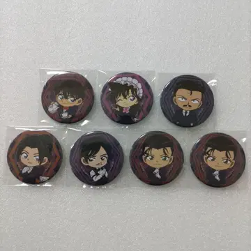 코난 카페 2025 캔뱃지 7점 코난 란 코고로 우에하라 모로후시 아카이