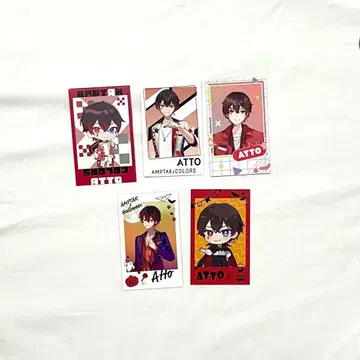 AMPTAKxCOLORS 앗토군 랜덤 포토 카드 5종 세트