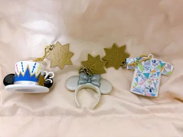 디즈니씨 20주년 캡슐 토이 키링 3개 세트