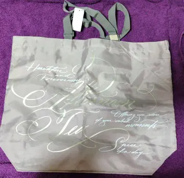 [ 새상품 ] 애프터눈티 로고 슬릿 에코백 L afternoontea