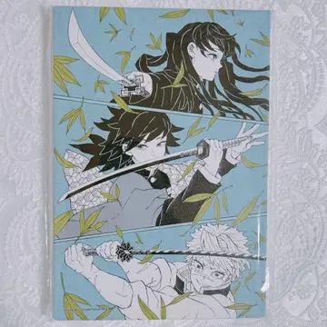 귀멸의 칼날 원화전 아트 보드 무이치로 기유 사네미