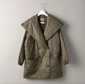 KIFFE 퀼팅 코트 BEAUTY&YOUTH 카키