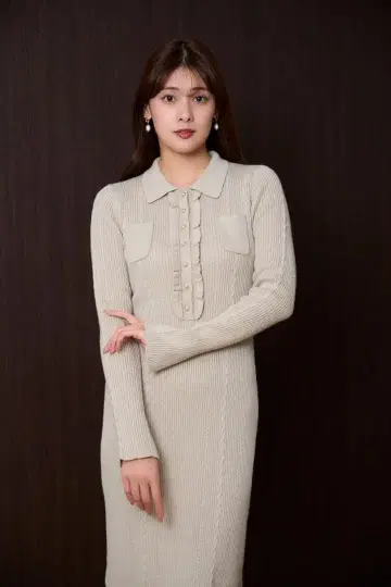 herlipto margot 니트 롱 드레스