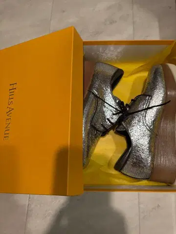 Oceanica 오세아니카 메탈릭 실버 신발