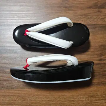 블랙! 단초 화이트 레드 꽃을 맞춤! M 사이즈