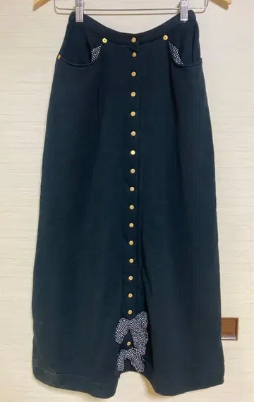 핑크하우스 맨투맨 스커트 블랙