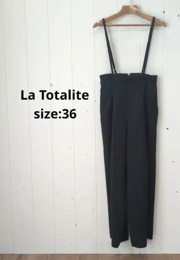 라 토탈리테 La Totalite 블랙 투 턱 살로펫 36