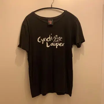 신디 로퍼 투어 티셔츠 S 블랙