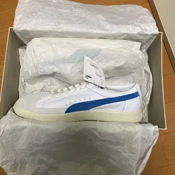 PUMA BASKET 90680 화이트 x 블루 28.5cm