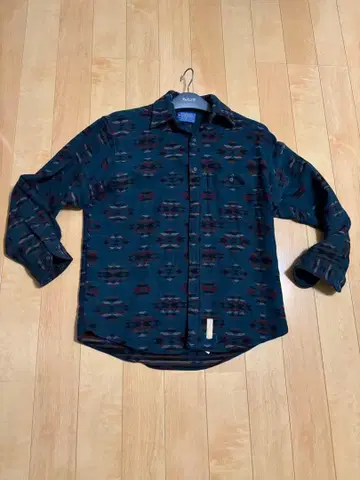 US 펜들턴 LOBO 네이티브 패턴 울 버튼 셔츠 사이즈 S