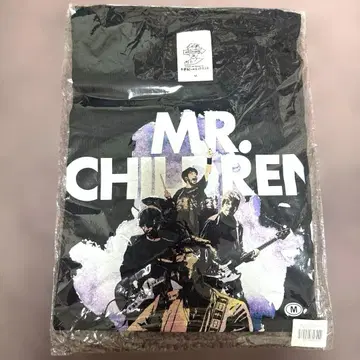 새상품 Mr.Children 반세기 엔트런스 티셔츠 블랙 M 사이즈
