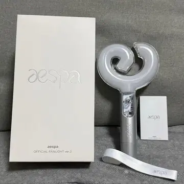 [ 새상품급 ] aespa 응원봉 ver2 트레이딩 카드 포함