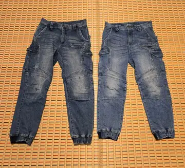 도라이치 데님 카고 팬츠 워크 팬츠 TORA 작업옷