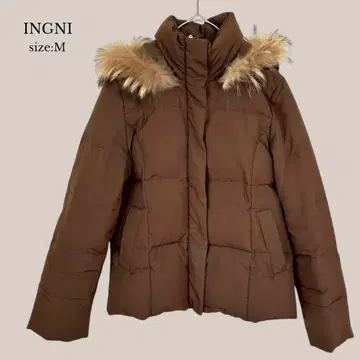 잉그 INGNI 다운 자켓 2WAY 다운 70% 브라운 M