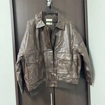 JaVa 가죽 자켓 브라운