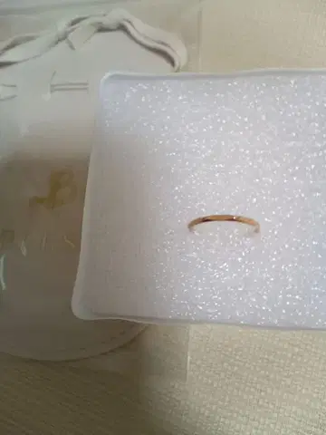 블레스 BLESS 핑키링 핑크 골드 5호 스테인리스 미사용 새상품