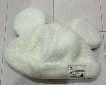 [ 새상품급 ] 미키 보아캡 모자 화이트 디즈니