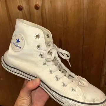 CONVERSE 하이컷 스니커즈 화이트