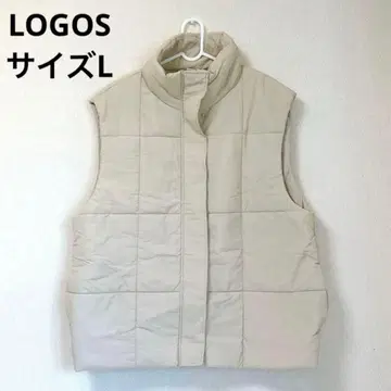 미사용 새상품 [시마무라] LOGS 베이지 다운 베스트 L 캐주얼