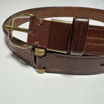 Henry Cotton's 천연 가죽 가죽 벨트 브라운 헨리코튼