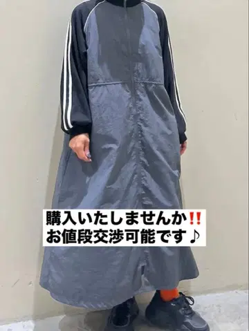 니코앤드 지퍼 라인 자켓 원피스 M