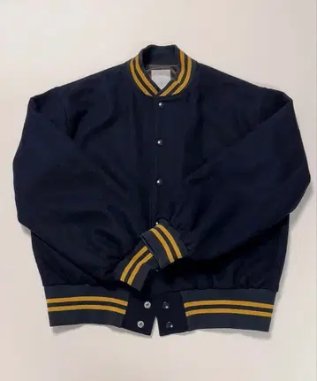 SHENERY 멜톤 바시티 자켓