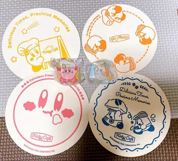 커비 코스터 세트 4종 + 아크릴 스탠드 2종