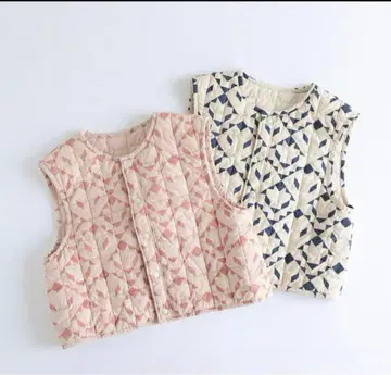 searoomlynn 기하학 패턴 퀼팅 베스트