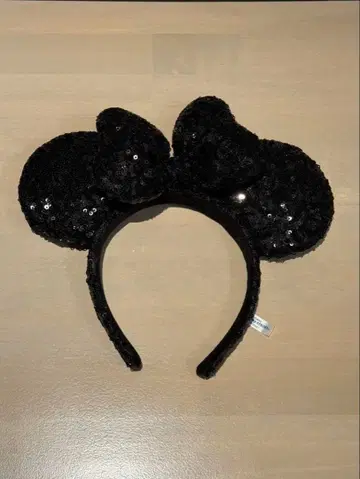 디즈니 머리띠 스팽글 블랙