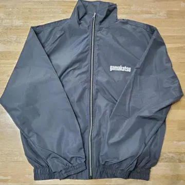 가마가츠 점퍼 그레이 라이트 아우터 가마가츠 빅 로고