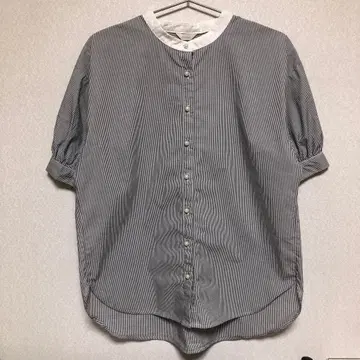 Te chichi 스트라이프 펄 셔츠