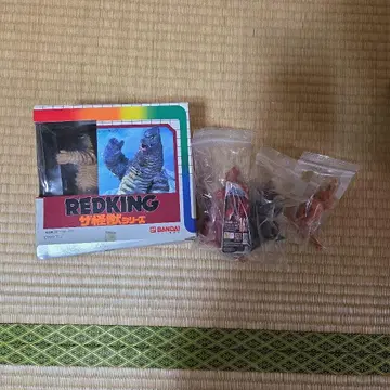 반다이 REDKING 더 괴수 시리즈 소프트 비닐 소프트 비닐 도 4체